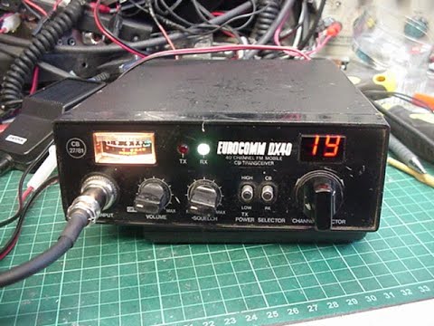 Eurocomm DX40 UK CB27/81 CB radio (mobile) - Full service adjustments & alignment