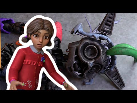 Cassie Meets Ruined Roxy ANIMATED | Fnaf Security Breach Ruin DLC Animation