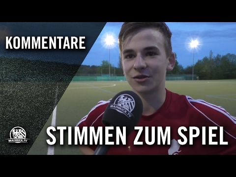 Die Stimmen zum Spiel (SV Wehen Wiesbaden - SG Orlen, Finale, Regionalpokal 2015/2016, Wiesbaden)