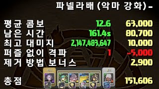 [파넬라배 랭킹 던전] 151,606점 (V+나이트메어×엔마대왕 pt.)