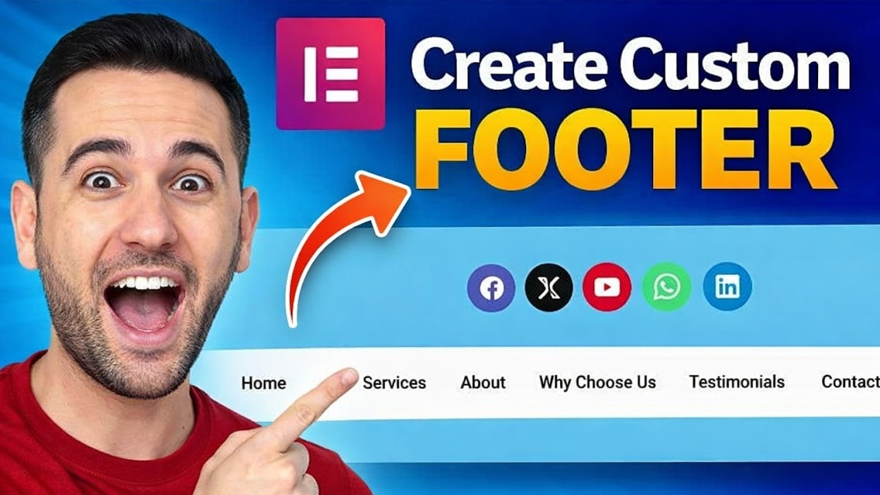 Elementor Footer Tutorial (2026) - Make Footer in Elementor Easily @Elementor