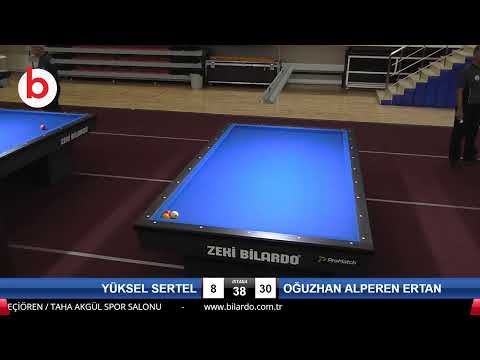 YÜKSEL SERTEL & OĞUZHAN ALPEREN ERTAN Bilardo Maçı - 2019 TÜRKİYE KUPASI 2.ETAP ERKEKLER-1.ÖN ELEME