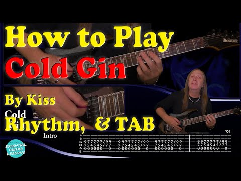 How To Play Cold Gin On Guitar