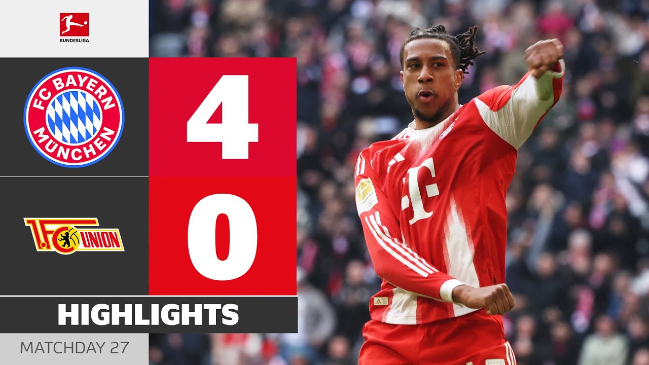 Bayern Is Just Unstoppable! | FC BAYERN - UNION BERLIN | Highlights | Matchday 27 – Bundesliga 25/26