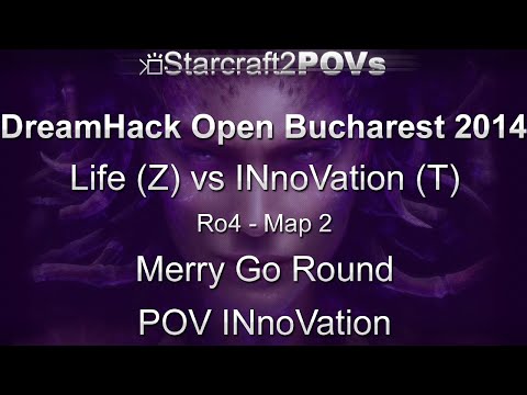SC2 HotS - DH Bucharest 2014 - Life vs INnoVation - Ro4 - Map 2 - Merry Go Round - INnoVation