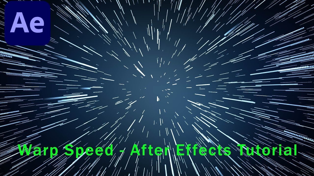Warp Speed Background in After Effects | Sci-Fi Motion Blast Tutorial