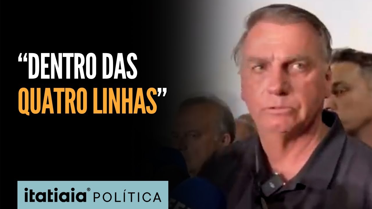 BOLSONARO SOBRE DISCUSSÕES DE ESTADO DE SÍTIO: 'DENTRO DAS QUATRO LINHAS'