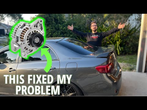 Corolla Gets A New ALTERNATOR!