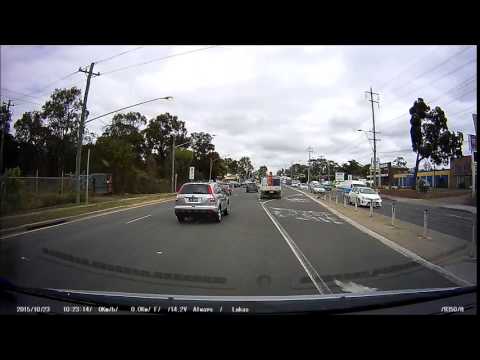 Moorebank lane change fail