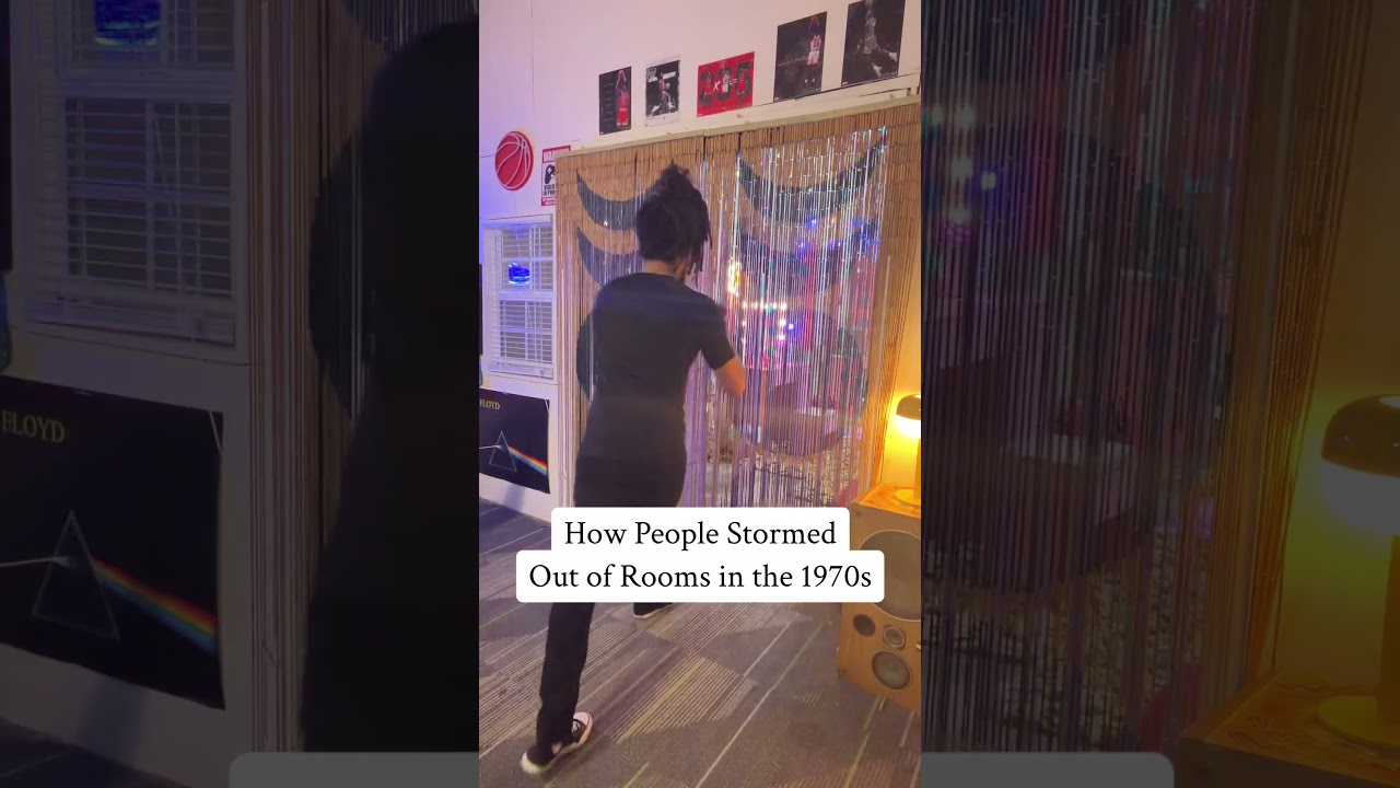 How People Stormed Out Of Rooms in the 1970s