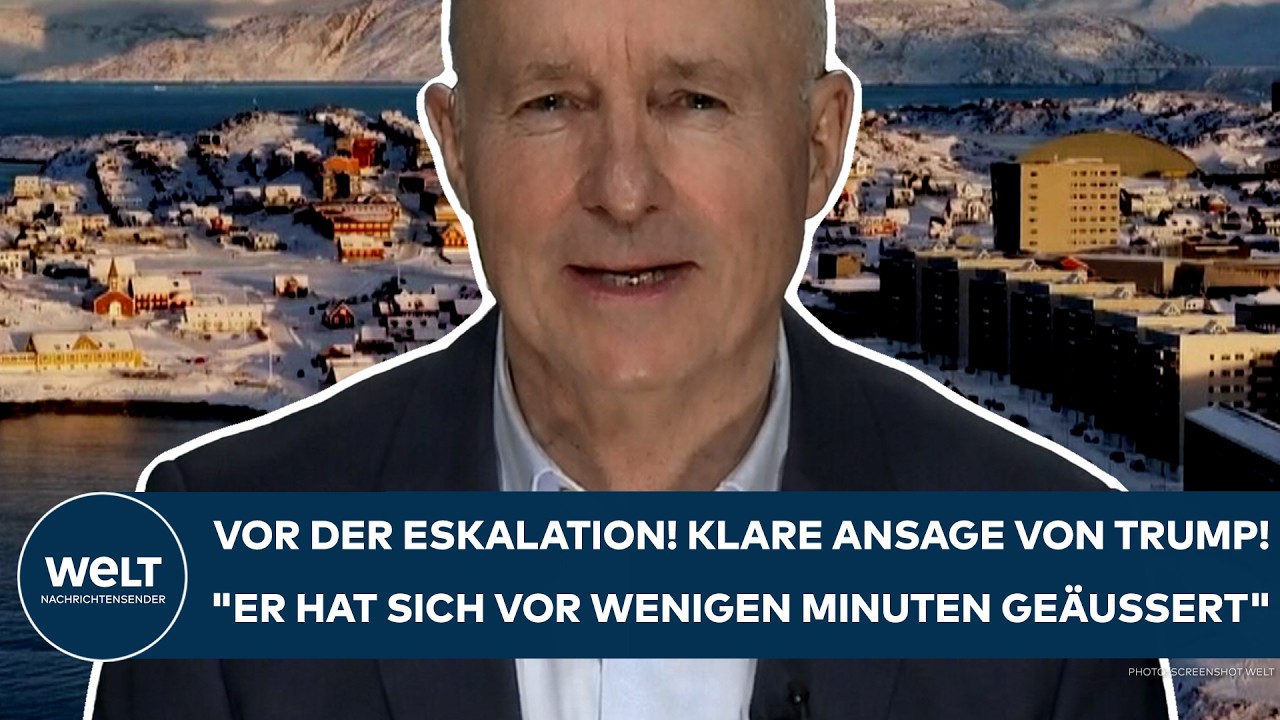 GRÖNLAND: Vor der Eskalation! Klare Ansage von Trump! "Er hat sich vor wenigen Minuten geäußert!"