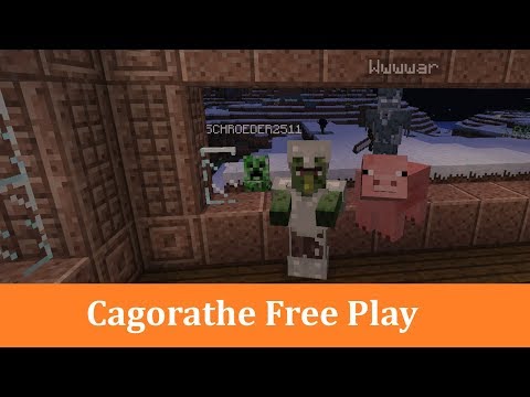 Cagorathe Free Play - Minecraft - DireWolf - With Friends