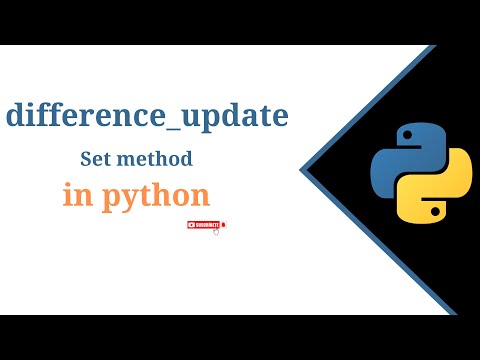 Rk Set Difference_update Method In Python