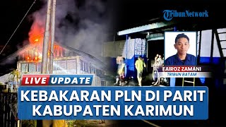 Instalasi Penting Terbakar, Kebakaran Melanda Kantor PLN Desa Parit Karimun