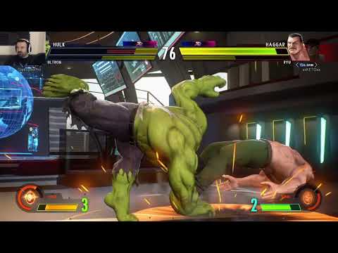 Marvel vs. Capcom Launch MP pt29 - vs. Ryu/Haggar