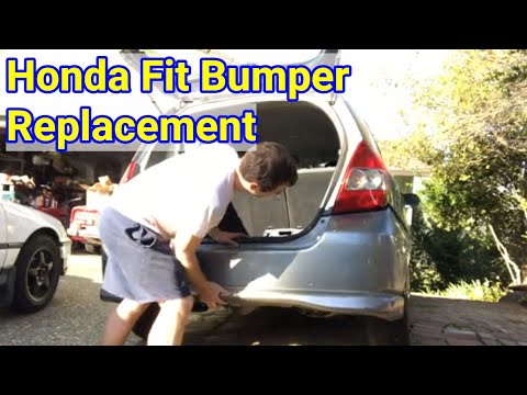Honda Fit Rear Bumper Replacement