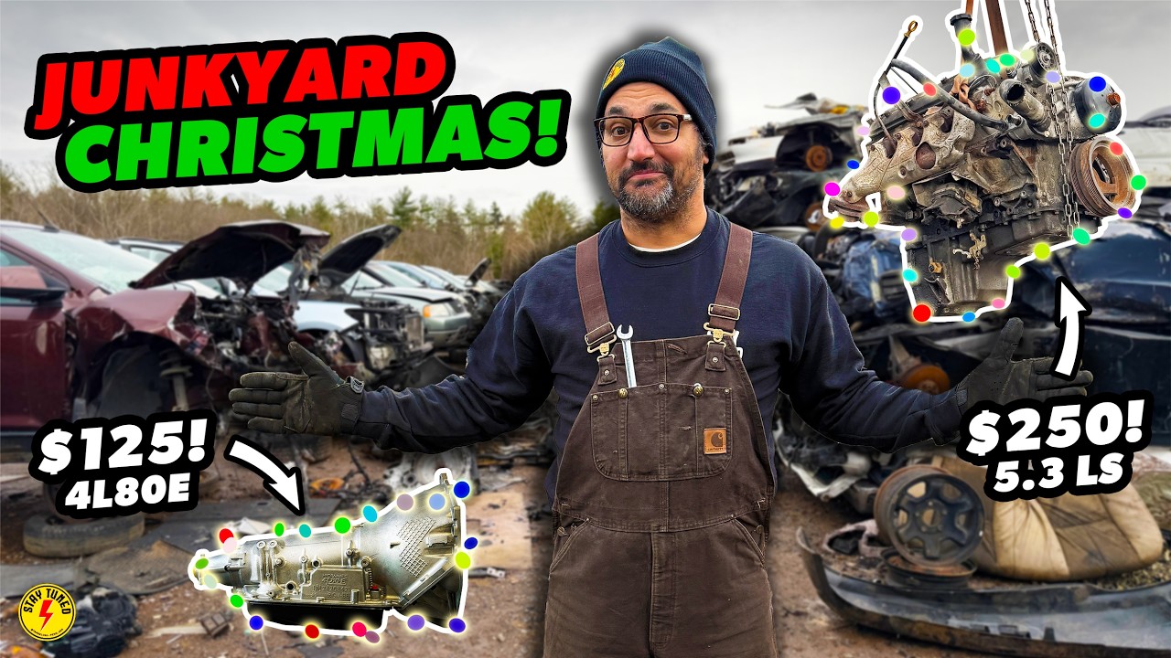I Gave the Guys a JUNKYARD SHOPPING SPREE for their CHRISTMAS BONUS!
