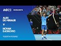 Alex de Minaur v Novak Djokovic Highlights | Australian Open 2023 Fourth Round
