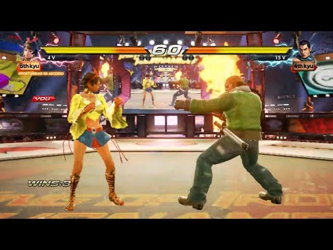 17 Josie VS JFeng Wey - Tekken 7 ( Uchiha x24 ) Gameplay PC