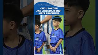 Jan Ethes Dampingi Kiper Argentina, Cucu Presiden Jokowi Sempat Ngobrol Bareng Emiliano Martinez