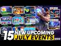 JULY CALENDAR FREE JOY SKIN PROMO DIAMONDS RETURN STREET FIGHTER COLLAB MANY MORE