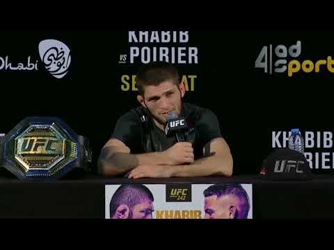 khabib talks about next opponent & Islam Makhachev is waiting for khabib to retire for the belt