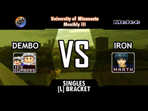 UoM-M3: Melee Singles [L] Bracket - Dembo (Ice Climbers) vs. Iron (Marth)
