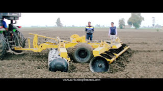 preview picture of video 'Folding Disc Harrow India's First Time'