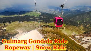 preview picture of video 'Gulmarg Gondola Ride | Gulmarg Ropeway | Gulmarg Cable Car full journey, Gulmarg, Kashmir Tour 2018'