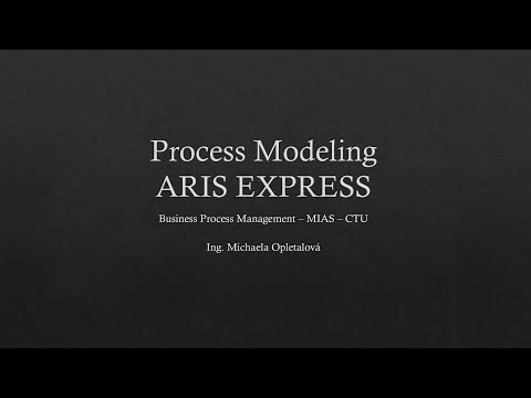 , title : 'Základy modelování procesů v Aris Express'