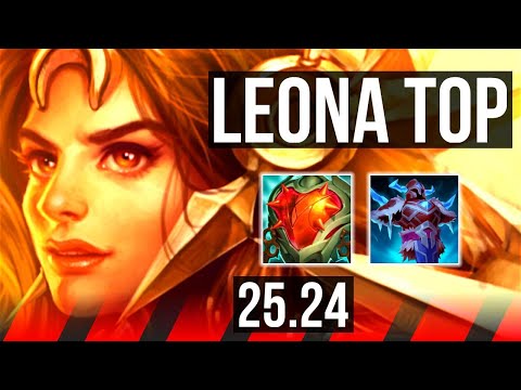 LEONA vs SION (TOP) | Grasp Of The Undying, 17K damage | NA Master | 25.24