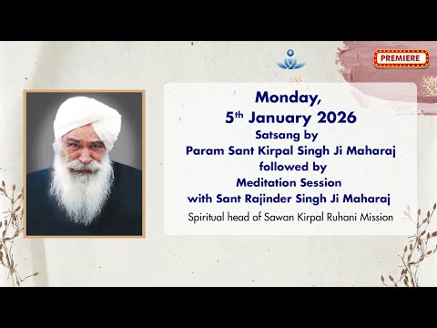 Satsang By Sant Kirpal Singh Ji Maharaj - Jan 05, 2026
