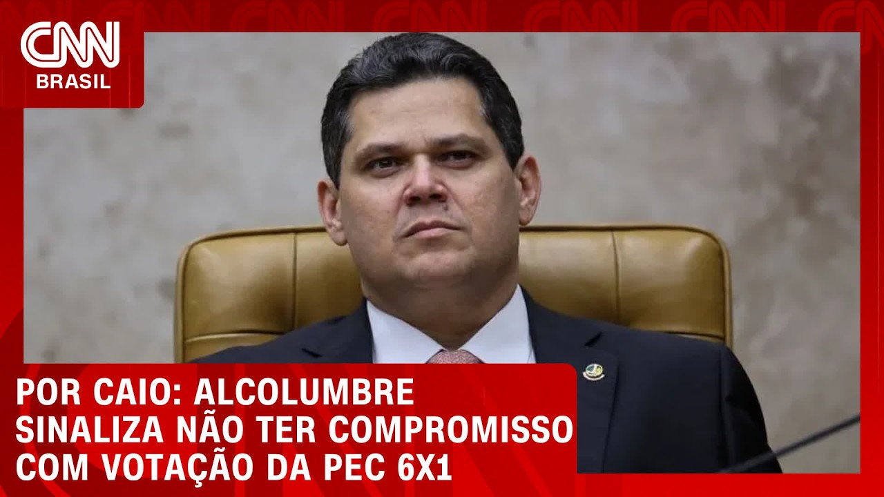Alcolumbre sinaliza não ter compromisso com votação da PEC 6x1 no plenário | CNN PRIME TIME