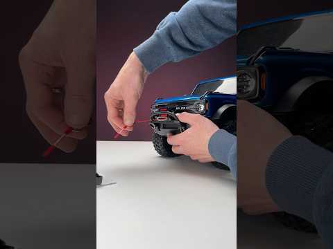 Installing winch on a TRX4 Bronco by Traxxas. #remotecontrol car in 1/10 scale #rcoffroad #rccar