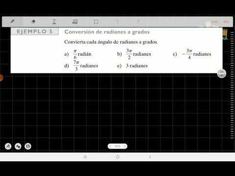 [1.5] Ángulos y su medida - Conversión de radianes a grados