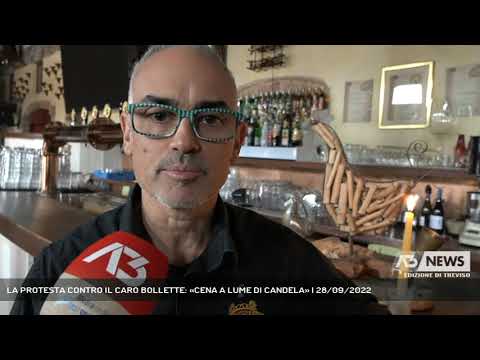 LA PROTESTA CONTRO IL CARO BOLLETTE: «CENA A LUME DI CANDELA» | 28/09/2022
