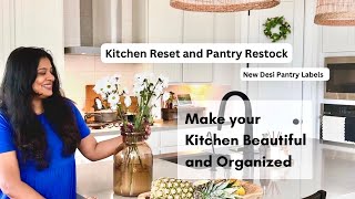 A Rainy Day Kitchen and Pantry Organization | New Desi Pantry Labels | Indian Pantry Organization