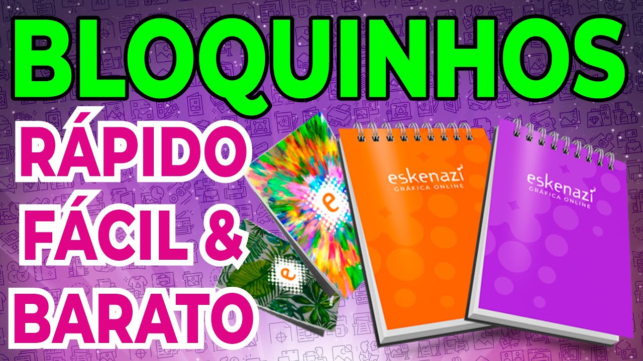Bloquinhos A6 de forma SIMPLES - Baixo custo e lucro alto - Produção na Gráfica Rápida!
