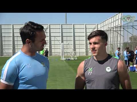 Konrad Michalak, antrenmanımız öncesi açıklamalarda bulundu