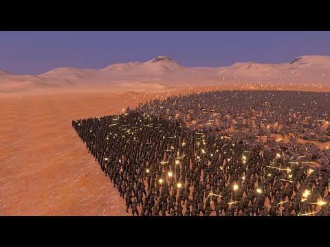 10000 Wildman's vs 2000 U.S Soldiers  | Ultimate Epic Battle Simulator |
