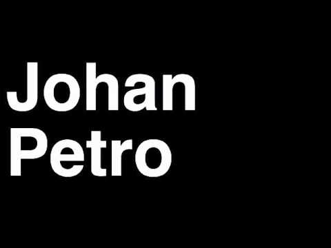 How to Pronounce Johan Petro New Jersey Nets NBA Basketball Player Runforthecube