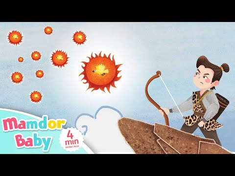 Hou Yi Shoots the Suns（后羿射日） | Fairy Tales in English | Story for kids | Mamdor Baby❤️