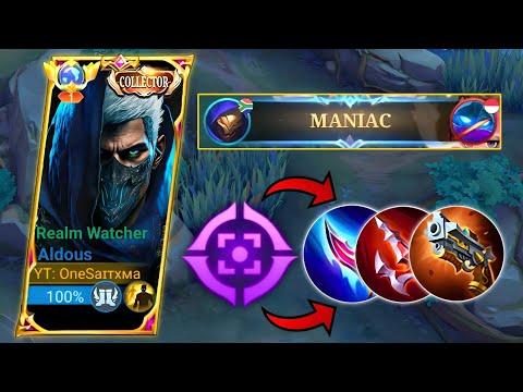 THE FORBIDDEN HIGH DAMAGE BUILD STILL OP🔥 (EARLY MANIAC) | ALDOUS BEST BUILD 2023