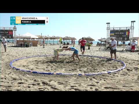 Round 1 Women's BW - 60 kg: A. KRAVCHENKO (UKR) v. D. FODOR (ROU)