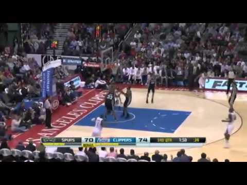 Blake Griffin's AMAZING Spin Move   Spurs vs Clippers   December 16  2013   NBA 2013 14 Season