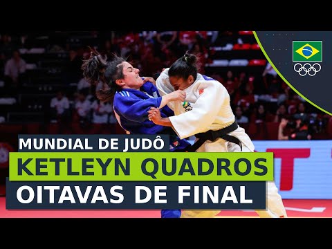 MUNDIAL DE JUDÔ DOHA 2023 - Ketleyn Quadros (63kg) enfrenta Laura Fazliu (Kosovo)