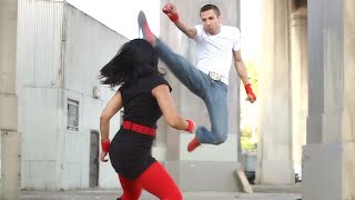 Ninja Girl vs Muay Thai Guy Fight Scene  Venom vs 