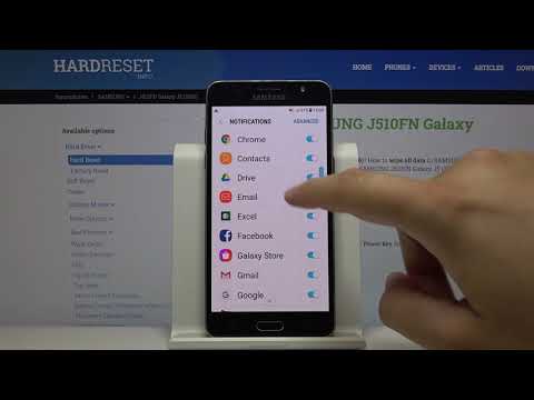 How to Enter Notifications Settings in Samsung Galaxy J5 2016 – Customize Notifications