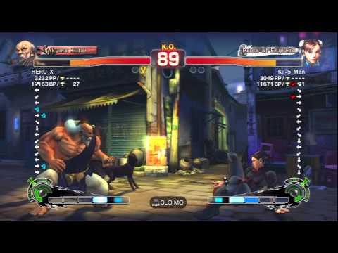 HERU_X [Gouken] Vs Kil-5_Man [Chun Li] SSF4 AE Online Ranked Matches - PSN