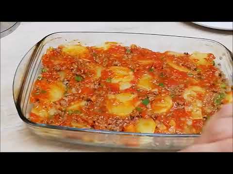 Voici un gratin de pomme de terre au bœuf haché originale ✔ #boeuf  #recette  #pommedeterre